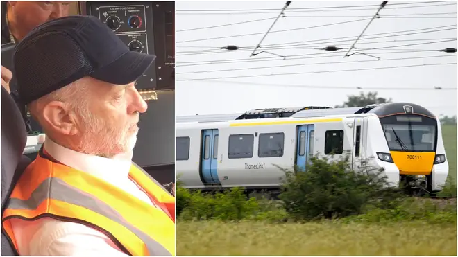 Jeremy Corbyn said trains were his favourite way to travel the country