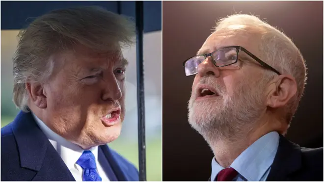 The Labour leader has demanded the US President clarify his position on the NHS