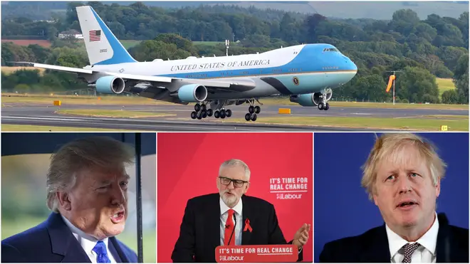 The election battle is heating up as the US President arrives in the UK