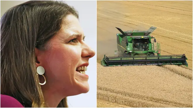 Jo Swinson has called on Boris Johnson to commit to protecting British farmers post-Brexit as concerns heighten over a possible US-UK trade deal