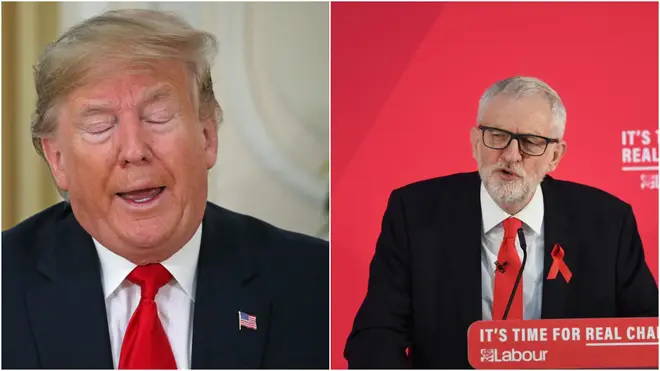 The Labour leader will make his feelings clear to Mr Trump if the two meet at a Buckingham Palace event