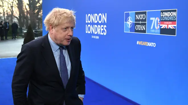 Boris Johnson will address Nato leaders on Wednesday