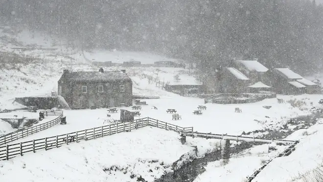 Much of the UK is likely to see snow this December