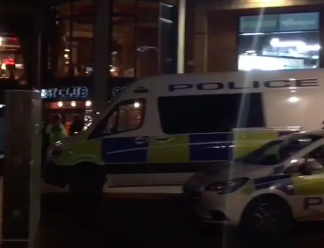Police were called to Coventry city centre on Tuesday