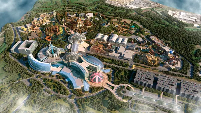 The first pictures of the resort have been released