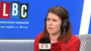 Jo Swinson did not agree with what the caller told her