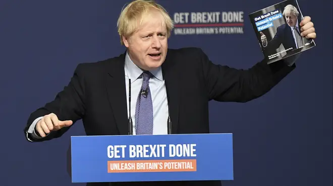 Boris Johnson said he disagreed with his "illustrious predecessor"