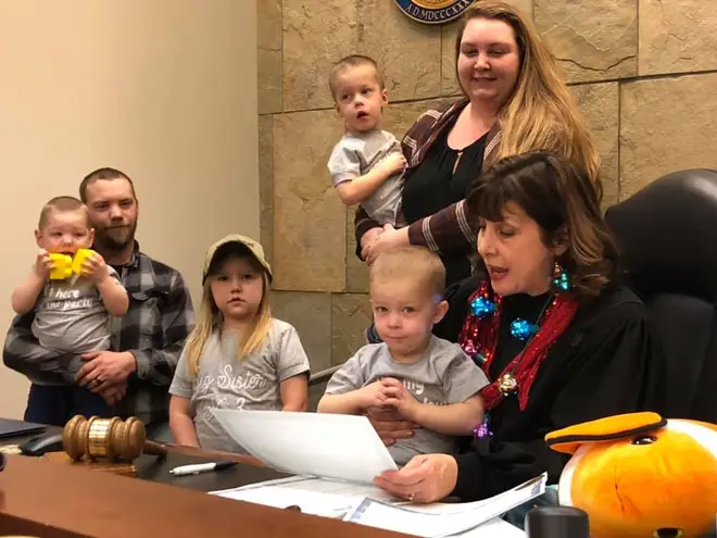 The Kent County Court was holding an Adoption Day
