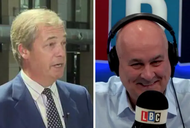 Nigel Farage appeared on Sky News with what looked like blonde hair