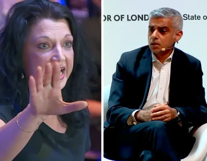 Sadiq Khan was taking questions at the State of London Debate 2018
