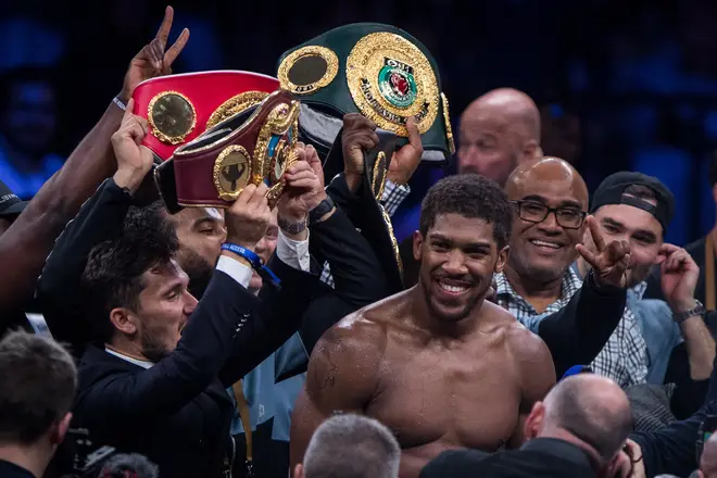 Joshua said this was his second-favourite victory of his career