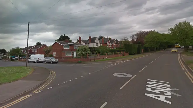 The woman was stabbed on Wellingborough Road last night