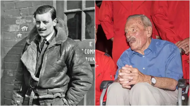 Maurice Mounsdon bailed out of his aircraft but had never used a parachute before