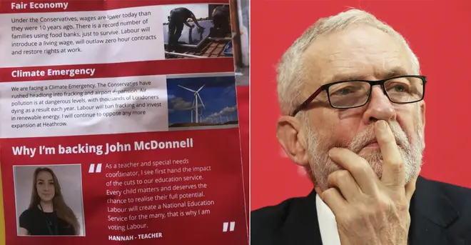 Jeremy Corbyn is not mentioned in most Labour leaflets in London