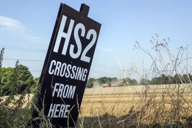 The controversial HS2 rail line