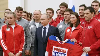 The Russian team will not be able to fly their flag or use their national anthem