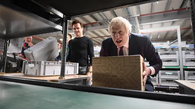 Boris Johnson in the final days of campaigning