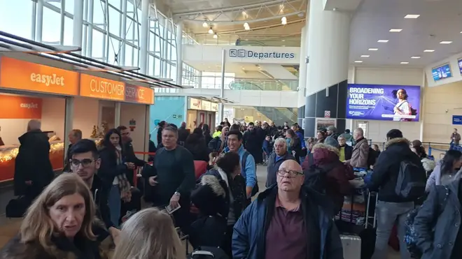 People are stranded while flights have been grounded