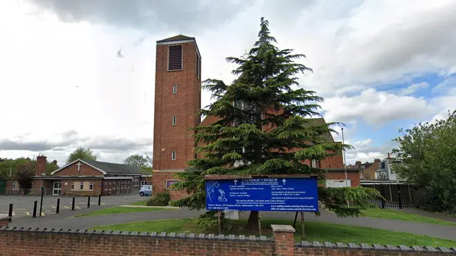 A young boy suffered "serious burns" at a church in Croydon