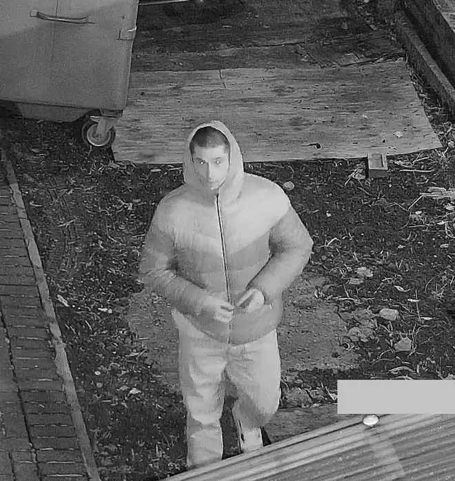 Image released of a man police want to trace in relation to the incident