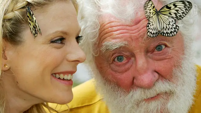 The broadcaster with actress Emilia Fox in 2009