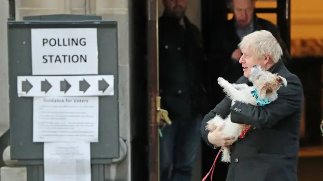General Election 2019: Dogs flock to polling stations