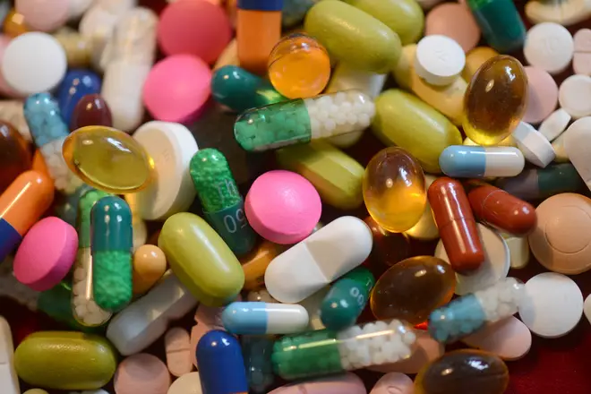A pile of pills and tablets