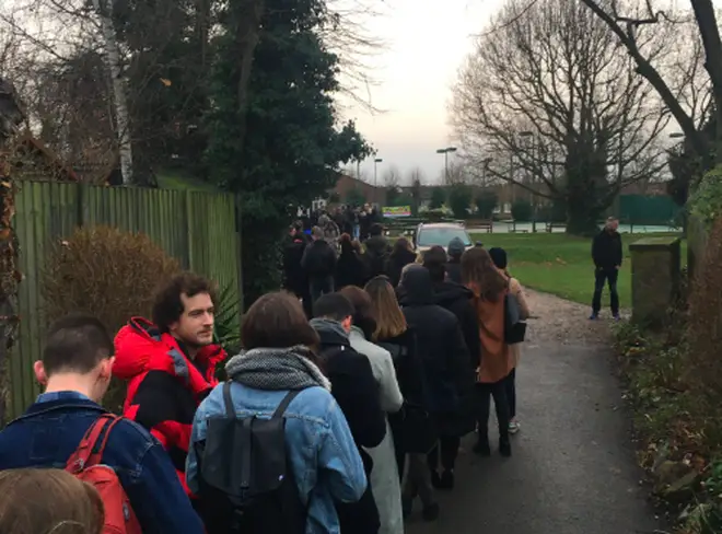 Voters queued for up to 45 minutes in Streatham