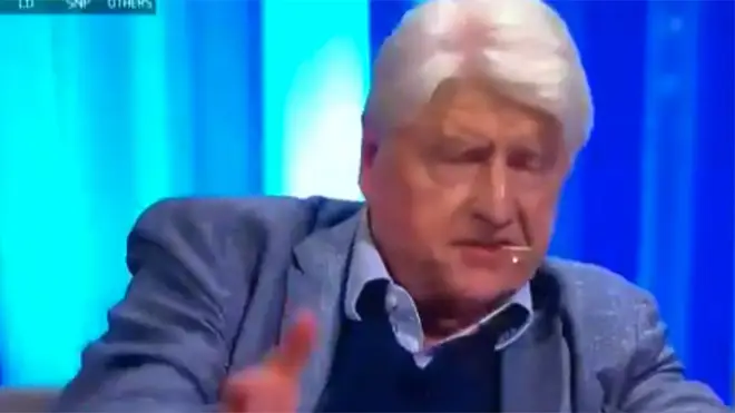 Stanley Johnson caused uproar on the Channel 4 programme