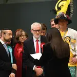 Jeremy Corbyn at his election count