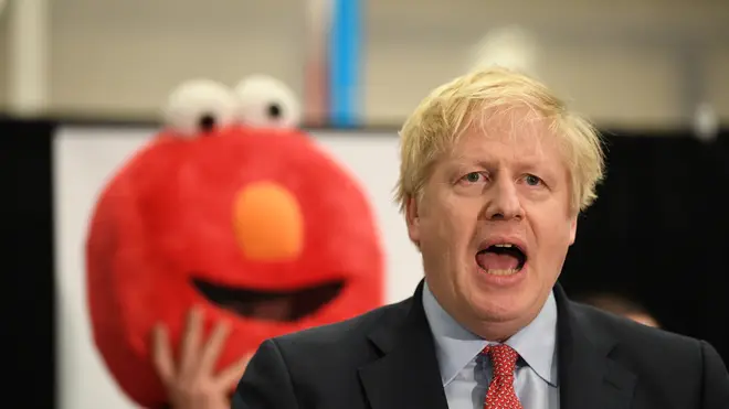 Boris Johnson addresses the count in his constituency