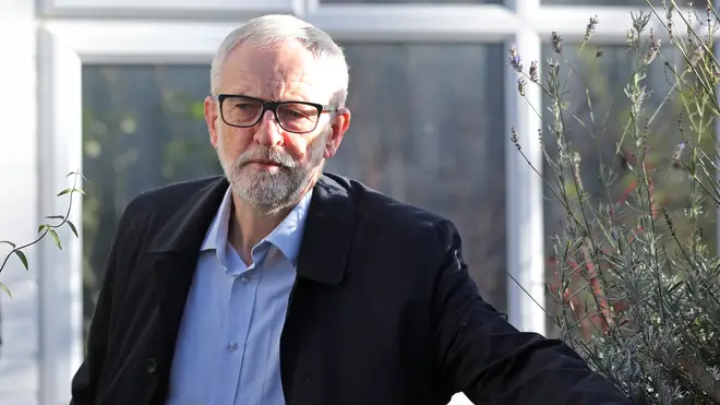 The party suffered its worst performance at an election since 1935. Mr Corbyn is seen leaving his home this morning