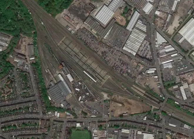 The incident happened at a rail depot in Tyseley, Birmingham