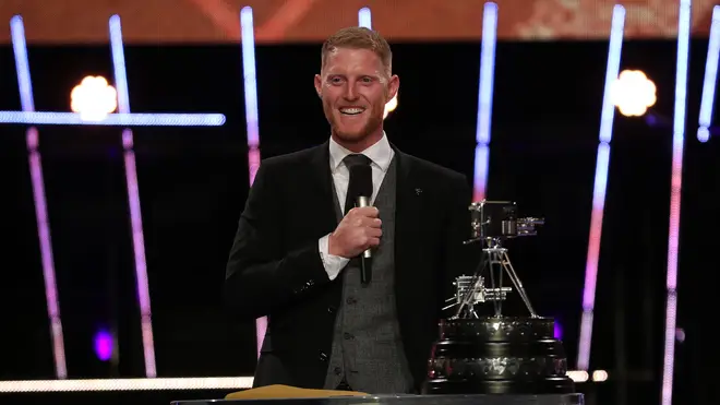 Ben Stokes was handed the award after a summer of victories as England cricket captain