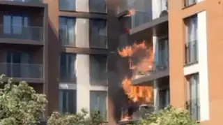 West Hamstead flat fire