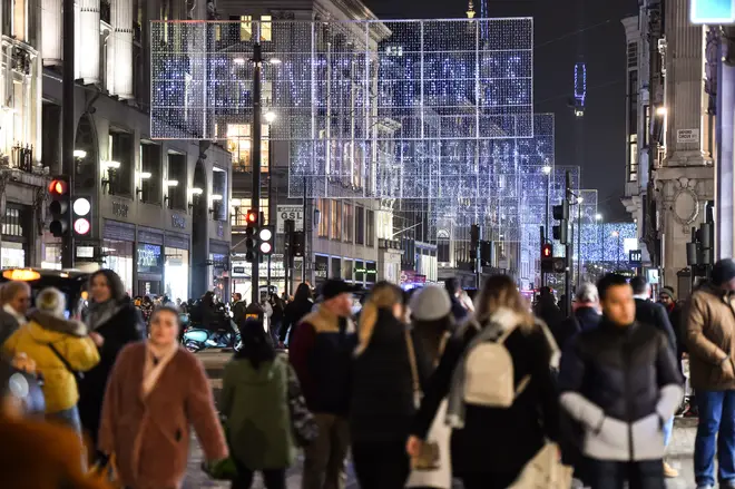 Oxford Street gets very busy around the festive period