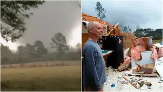 Dozens of huge tornadoes devastated parts of the deep south