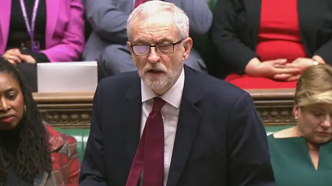 Jeremy Corbyn returned to parliament today after his party's election defeat