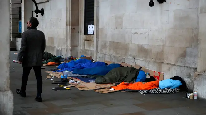 Levels of homelessness in the UK have risen