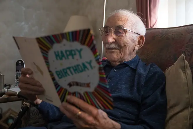 He celebrated his 100th birthday a month ago