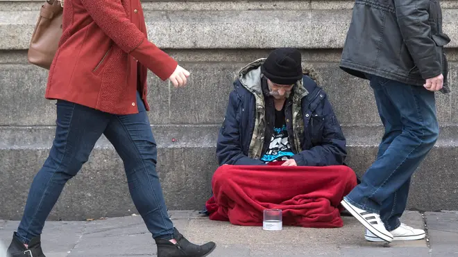 London has the highest rate of homelessness in the UK