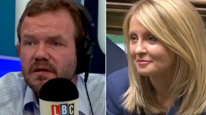 James O'Brien had strong words for Esther McVey