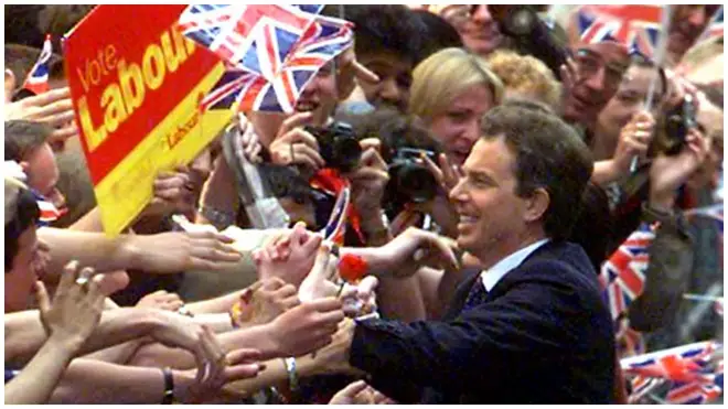 Tony Blair won a landslide in the 1997 general election