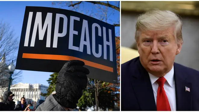 Donald Trump has been impeached by the House of Representatives