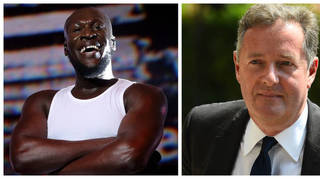 Stormzy and Piers Morgan