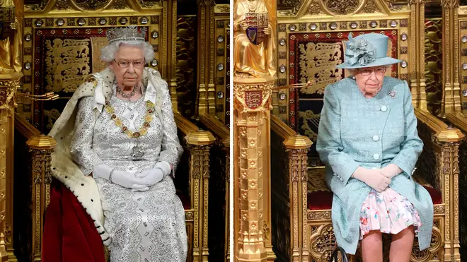 Some have been commenting on how the Queen dressed down for this year's speech