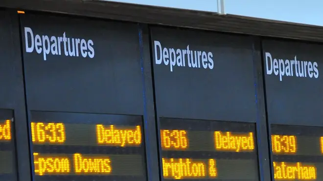 Train delays due to flooding happened on Friday