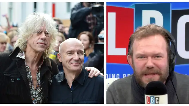 Bob Geldof & Midge Ure call LBC to resolve Mystery Hour question