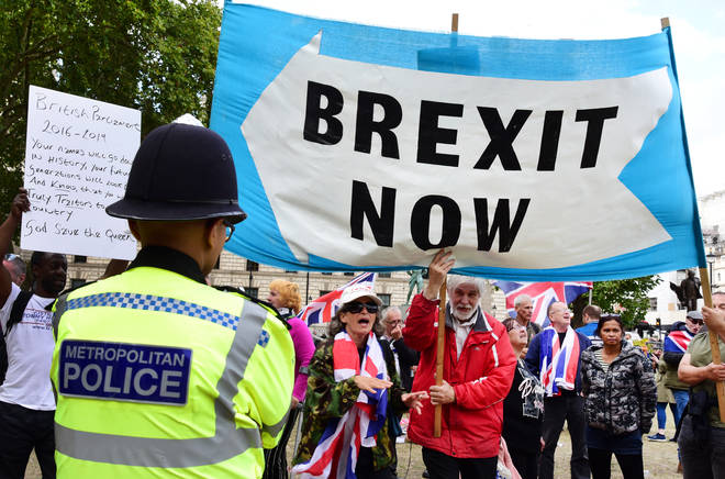 Thousands have turned up at protests in favour or against the referendum result