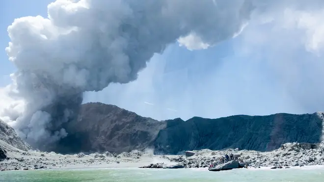 The volcano erupted on 9 December
